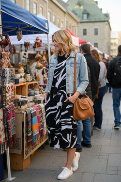 Robe + veste denim - Marché artisanal