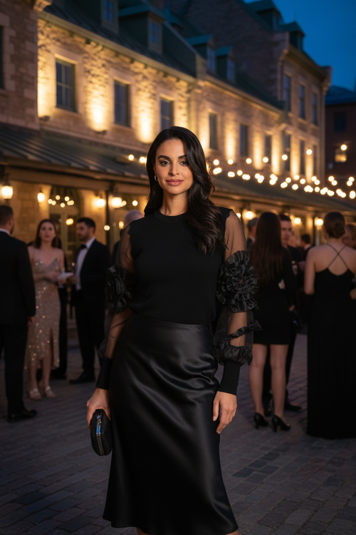 Style raffiné pour soirée à Québec