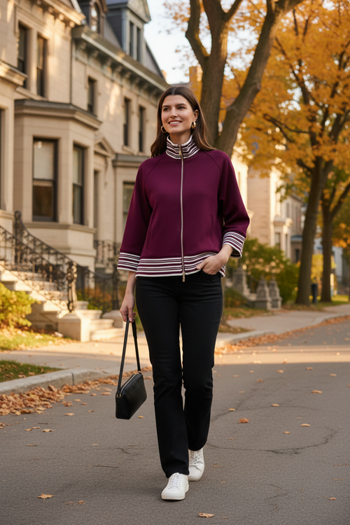 Veste bordeaux - Sherbrooke